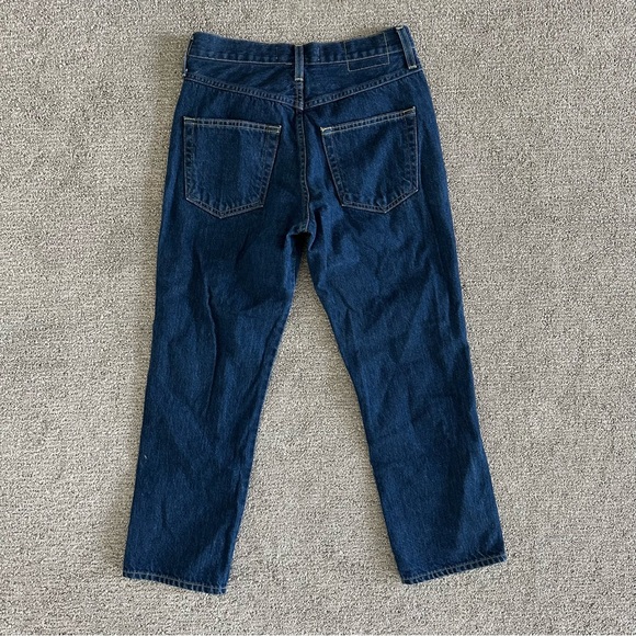 AMO Lover Boy High-Rise Cropped Jeans Size 26 Button Fly - Picture 6 of 9